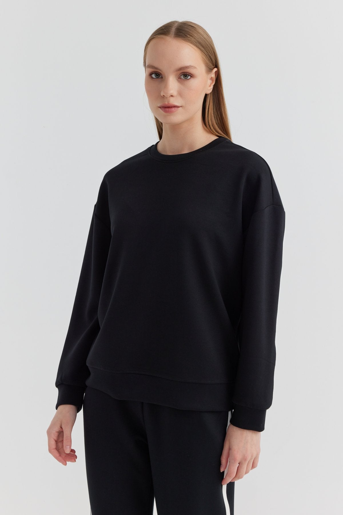 Women's Stripe Detailed Sweat Top