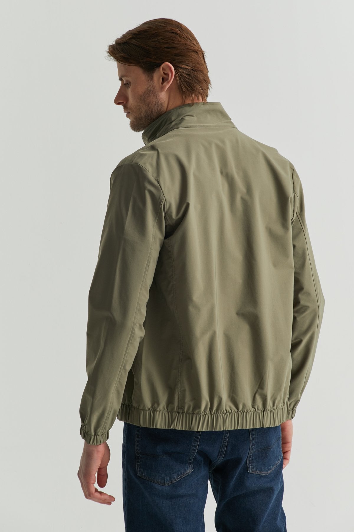 Men's Zippered Thin Coat