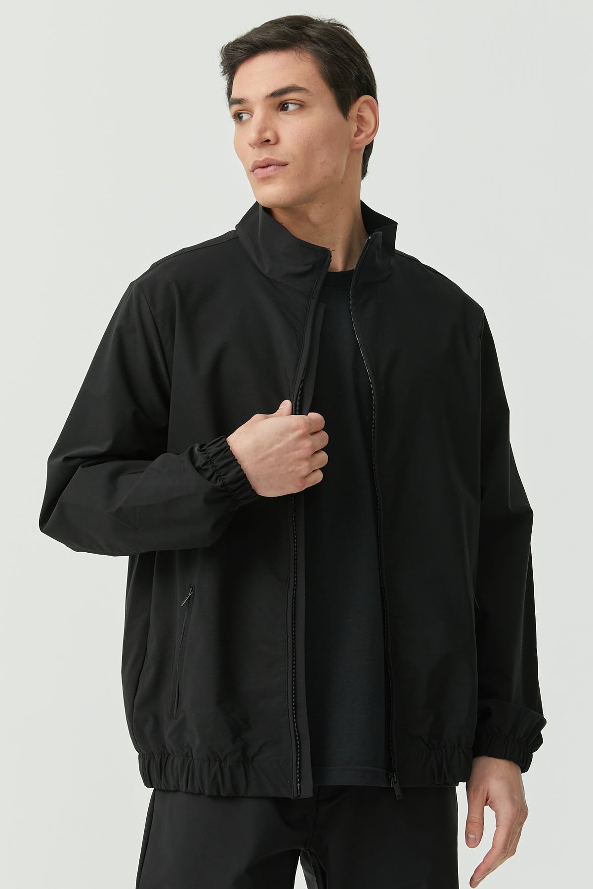 Men's Zippered Thin Coat