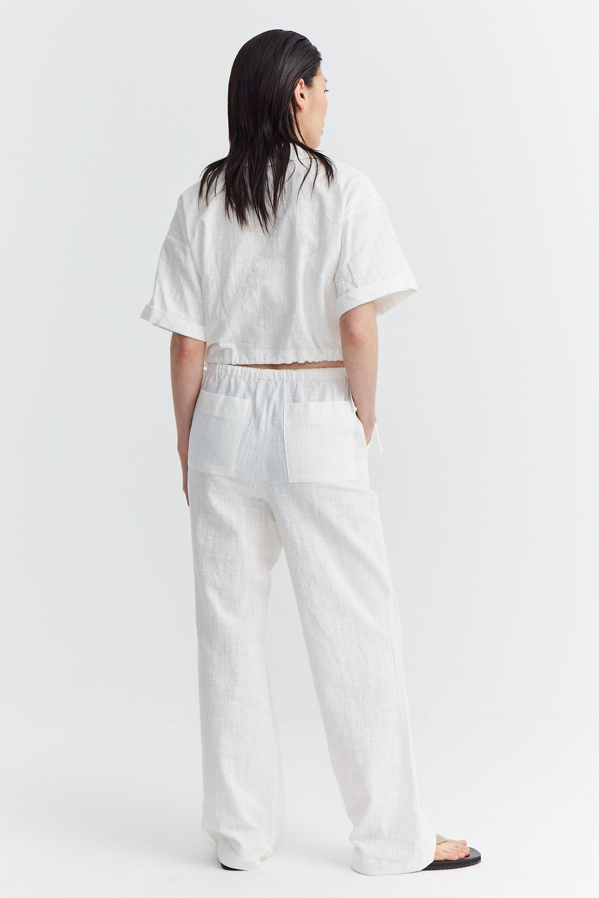 Women's Linen Look Trousers
