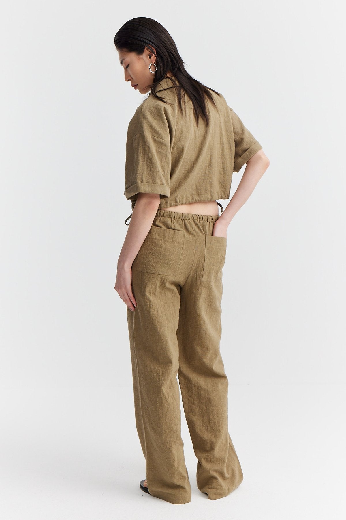 Women's Linen Look Trousers