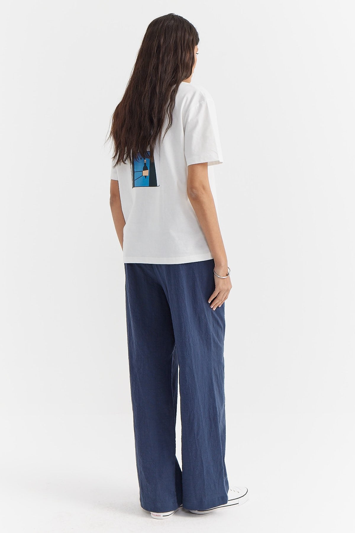 Women's Tied Waist Cotton Trousers