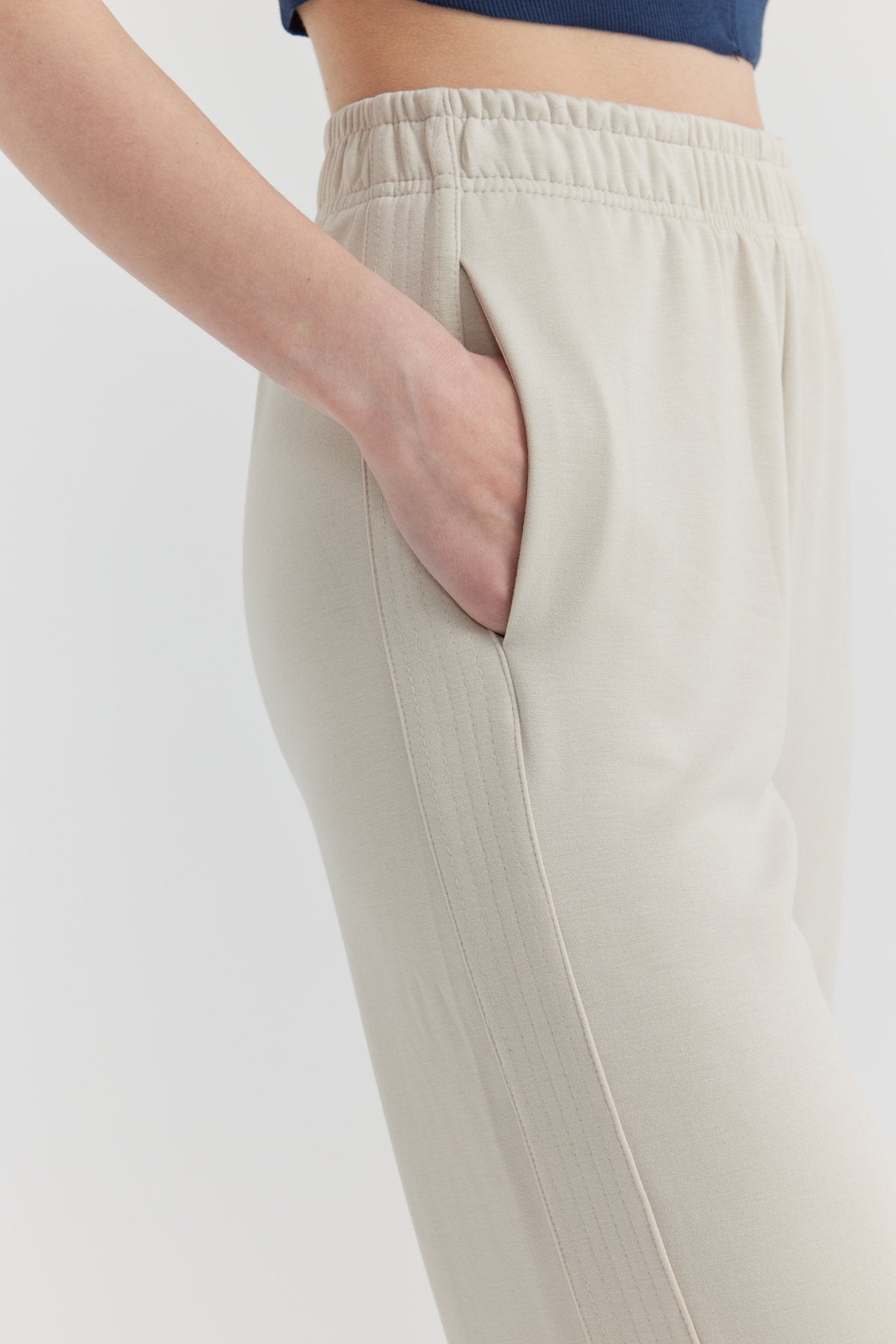 Women's Elastic Waist Sweat Bottom