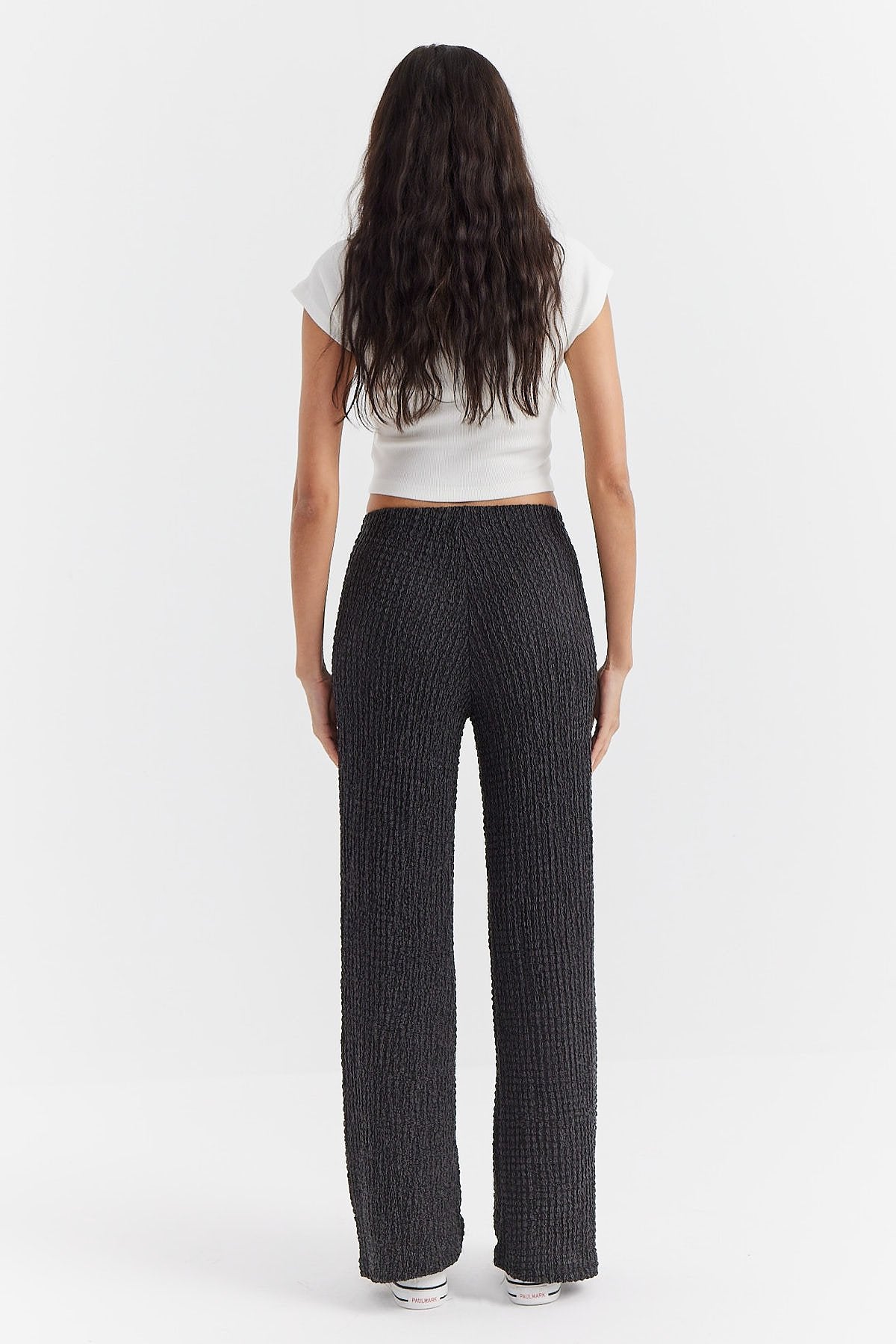 Women's Textured Trousers