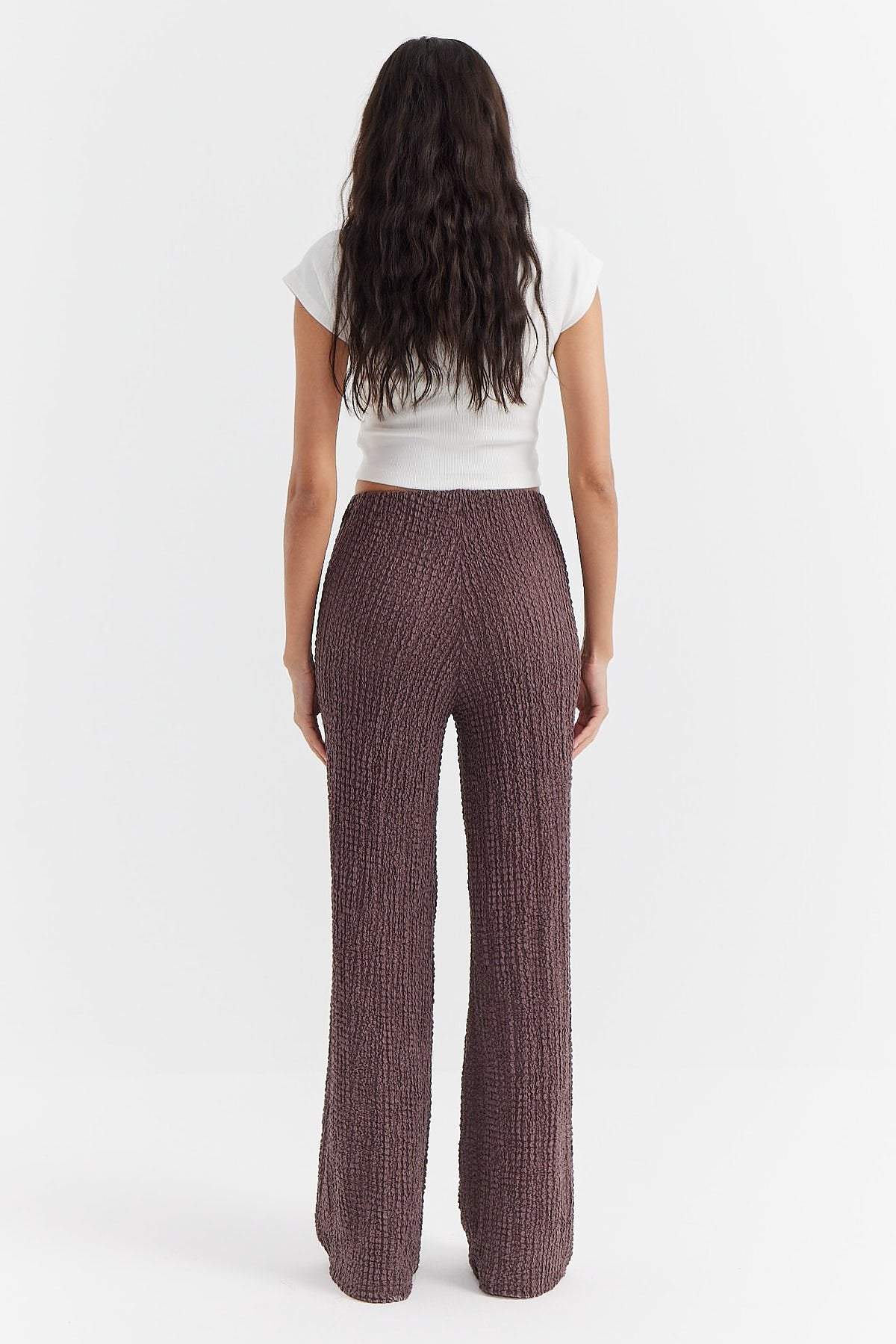 Women's Textured Trousers