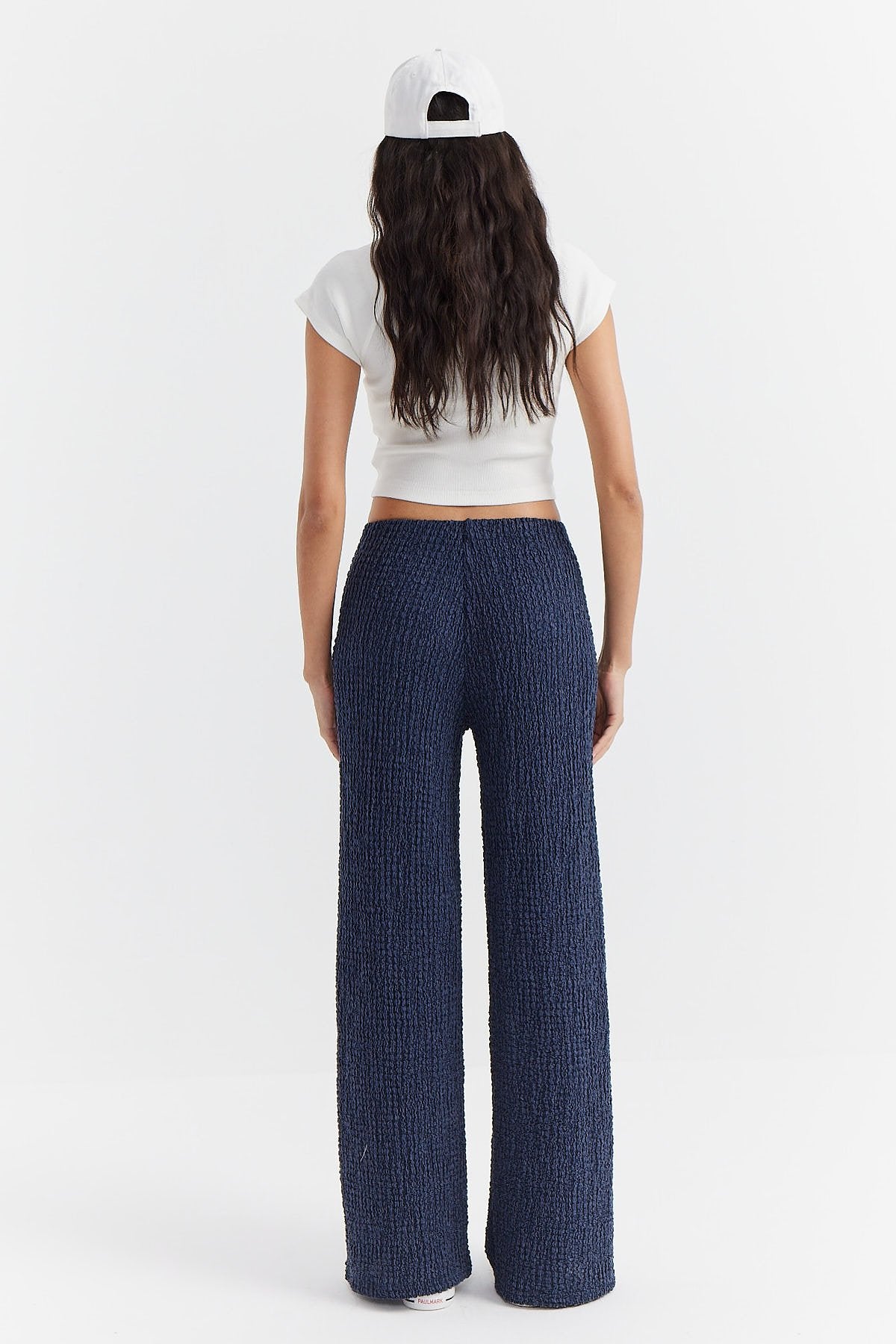 Women's Textured Trousers