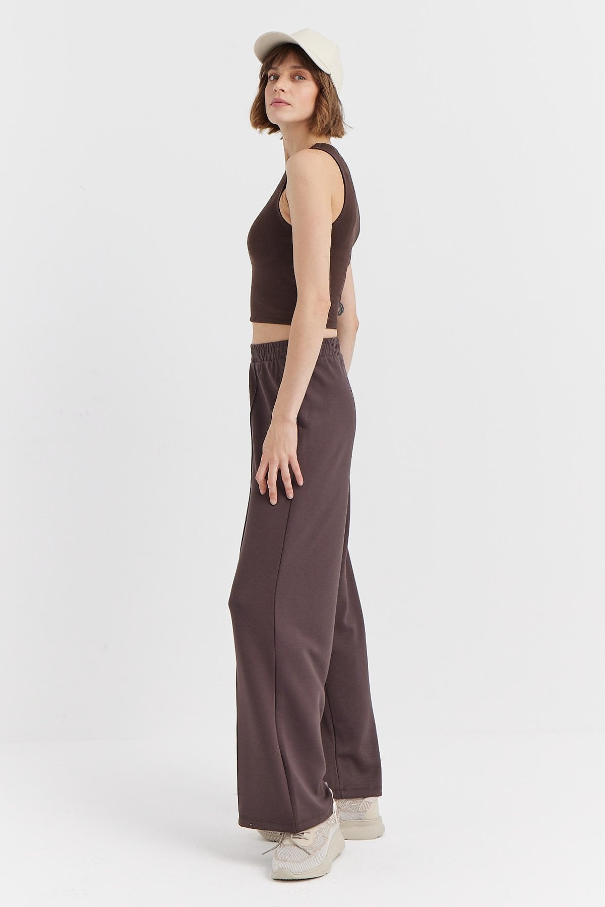Women's Front Stitch Detail Sweat Bottom