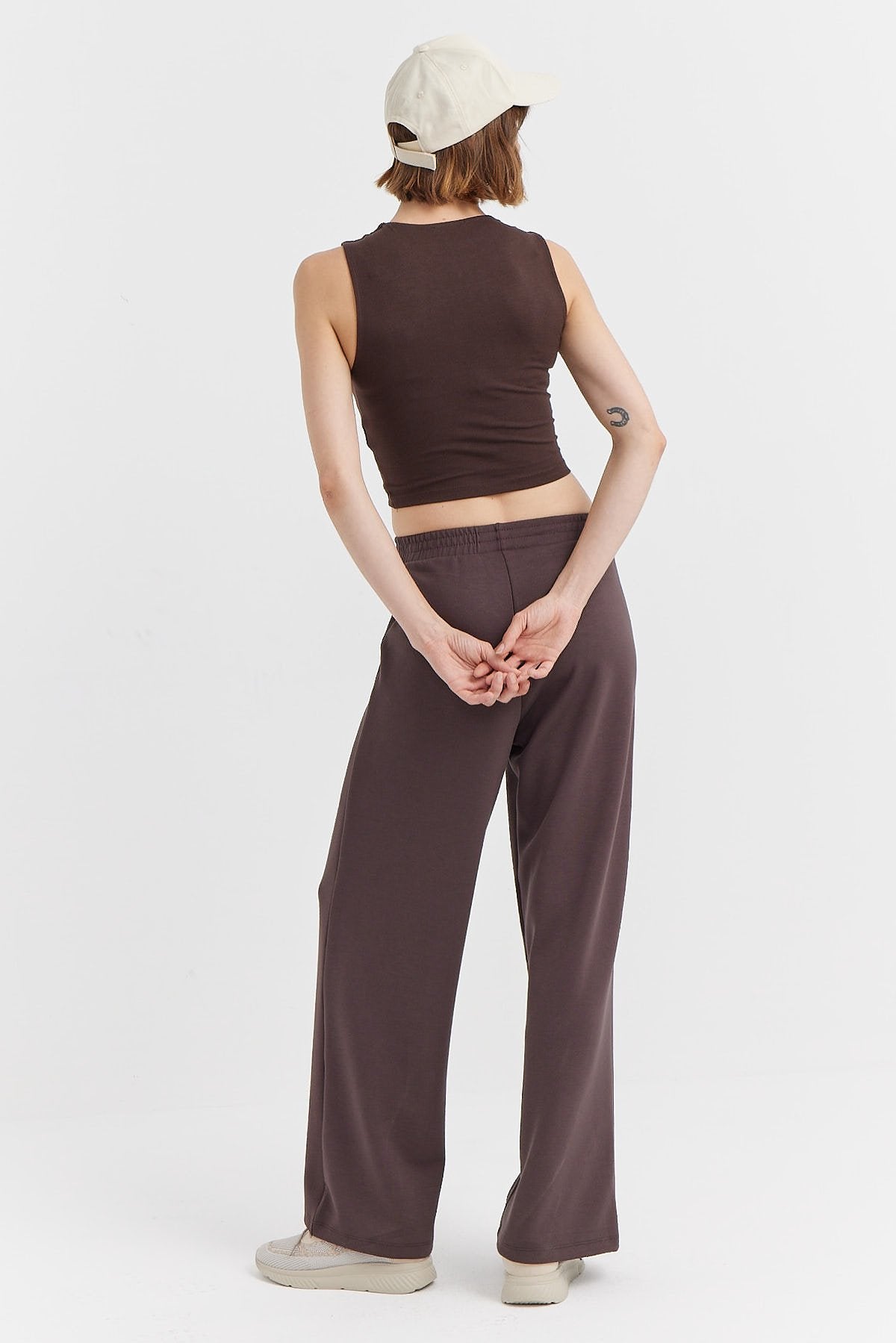 Women's Front Stitch Detail Sweat Bottom