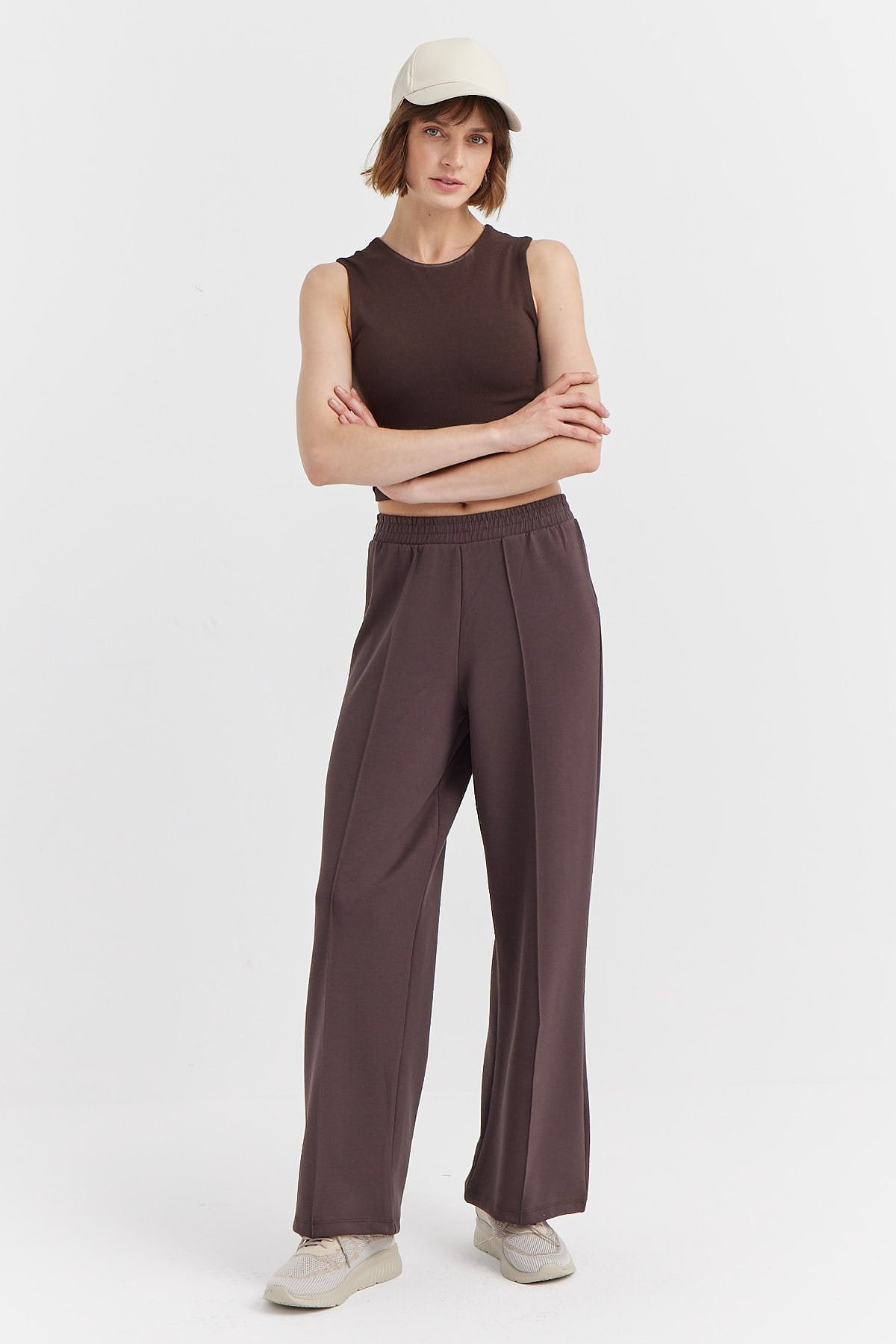 Women's Front Stitch Detail Sweat Bottom