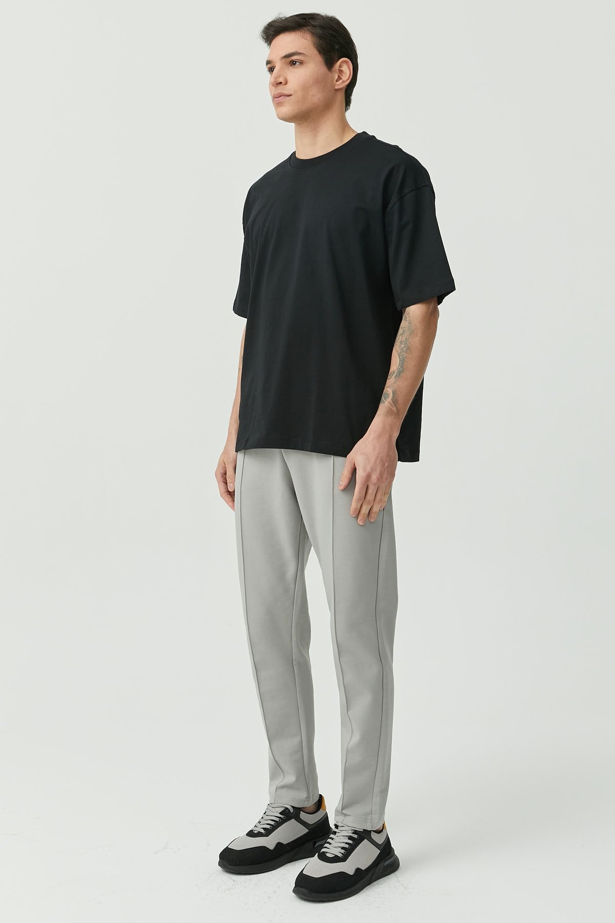 Tied Waist Sweat Pants