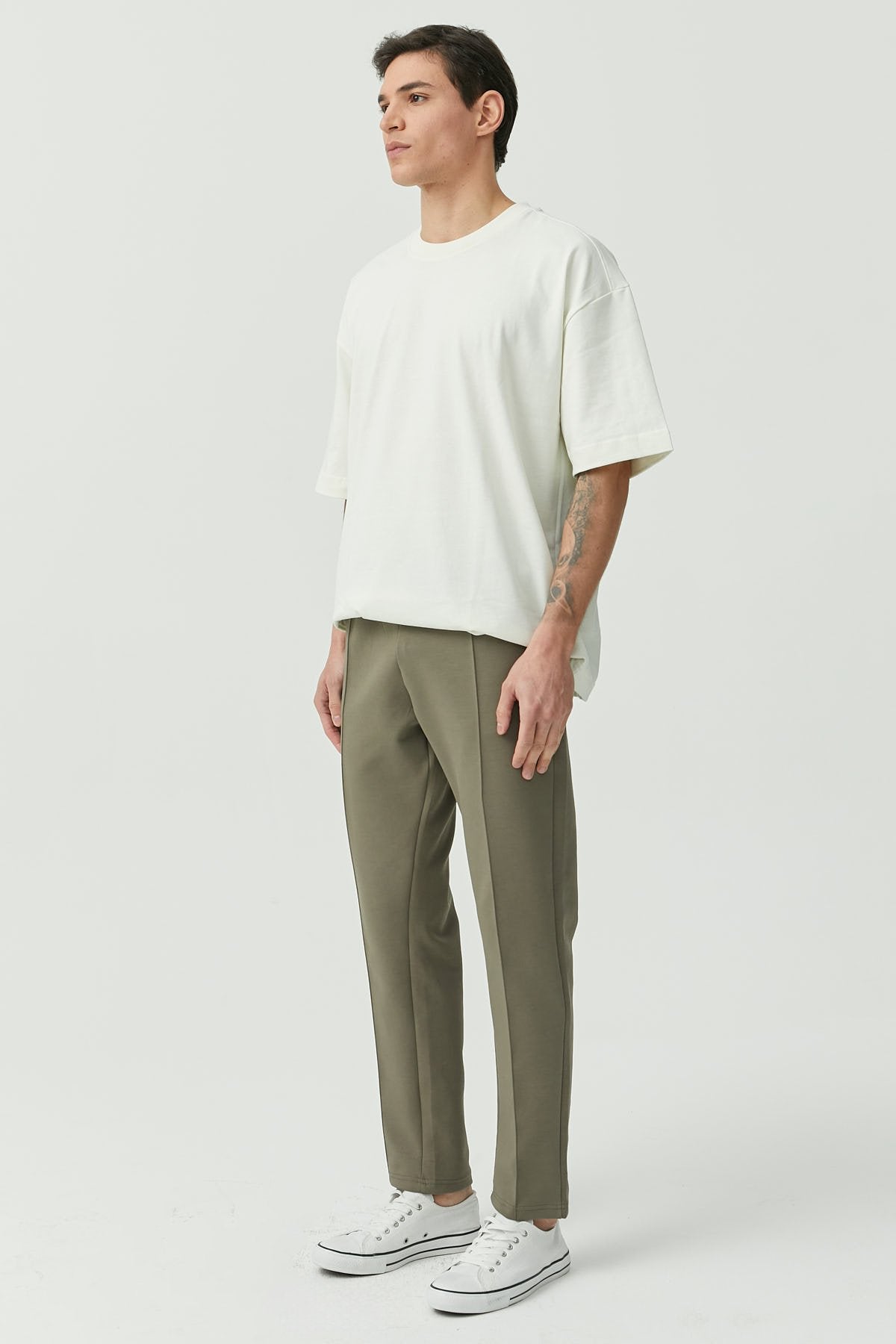 Tied Waist Sweat Pants