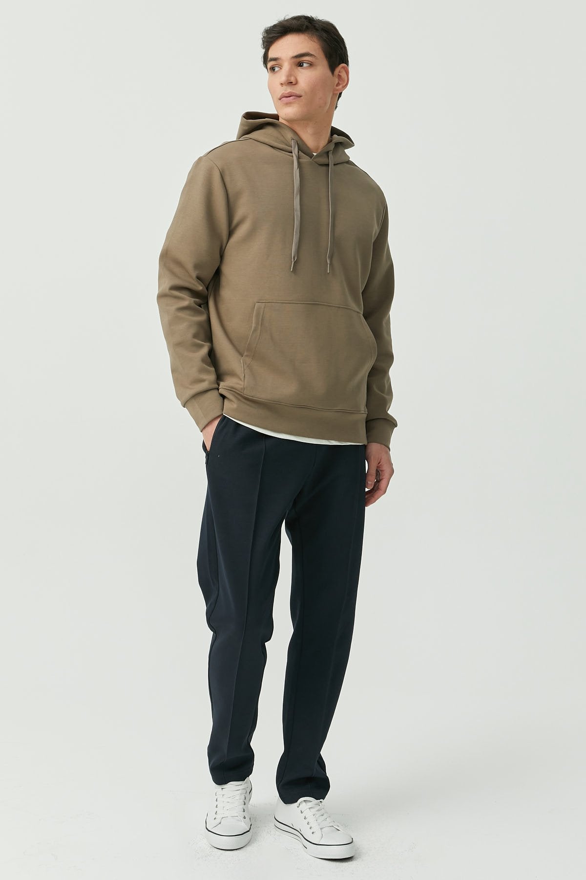 Tied Waist Sweat Pants