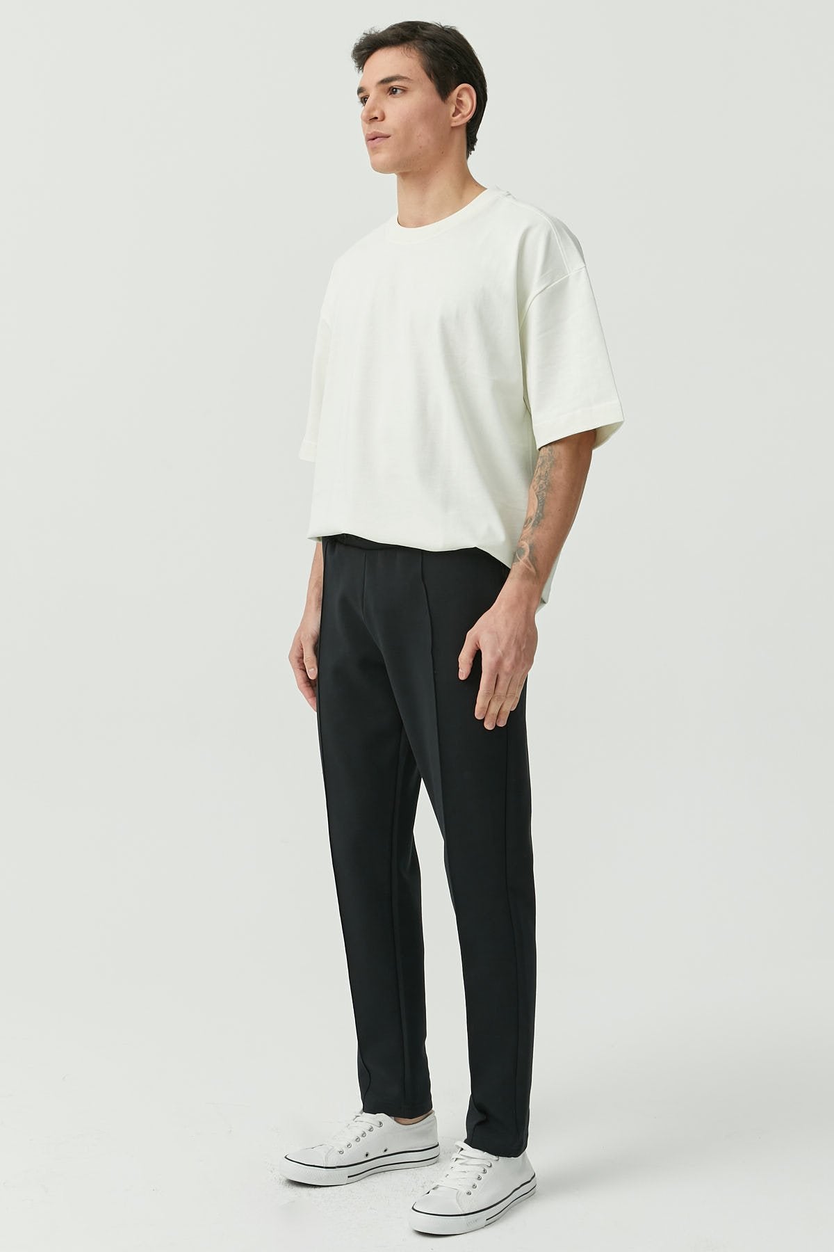 Tied Waist Sweat Pants