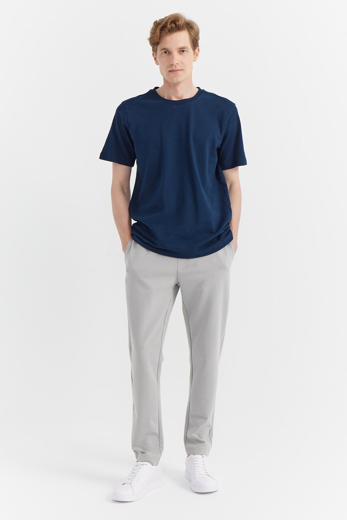 Men's Tied Waist Sweat Bottom