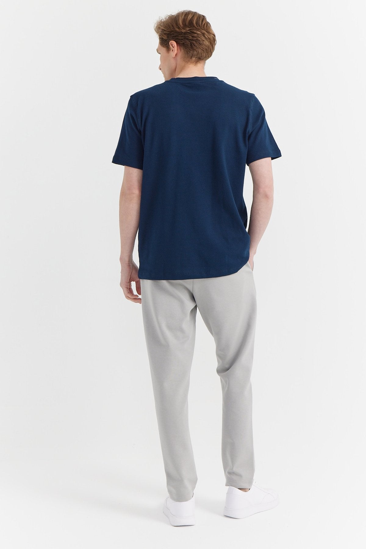 Men's Tied Waist Sweat Bottom