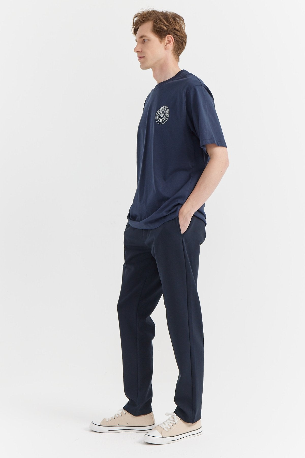 Men's Tied Waist Sweat Bottom