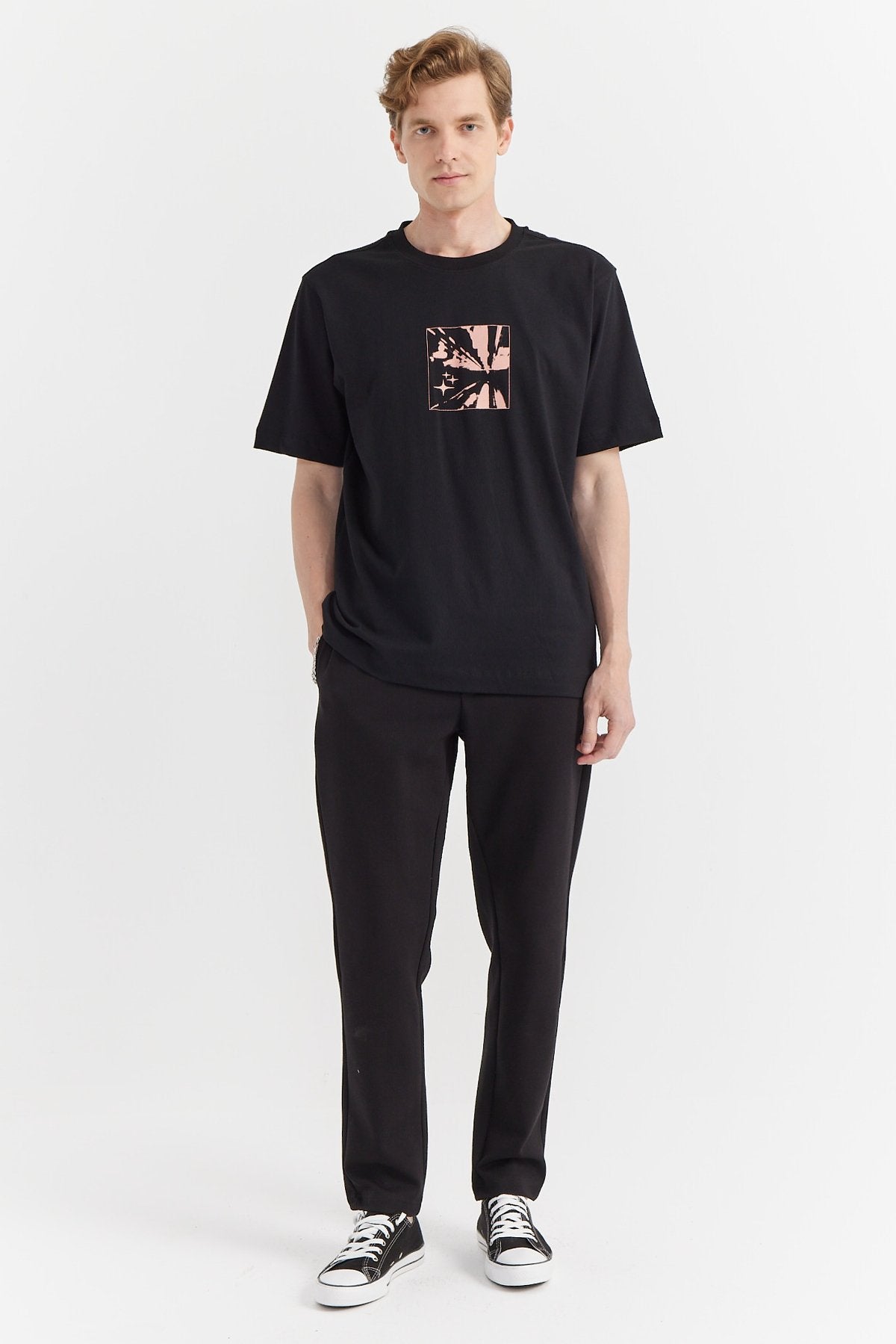 Men's Tied Waist Sweat Bottom