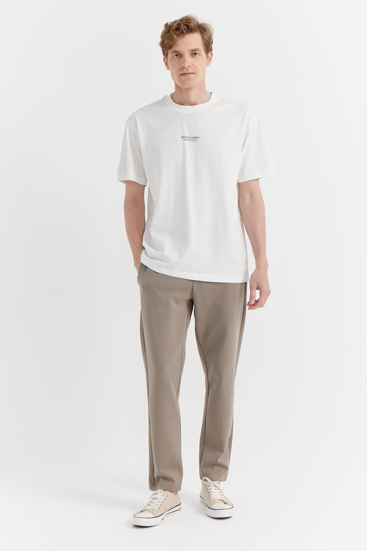 Men's Tied Waist Sweat Bottom