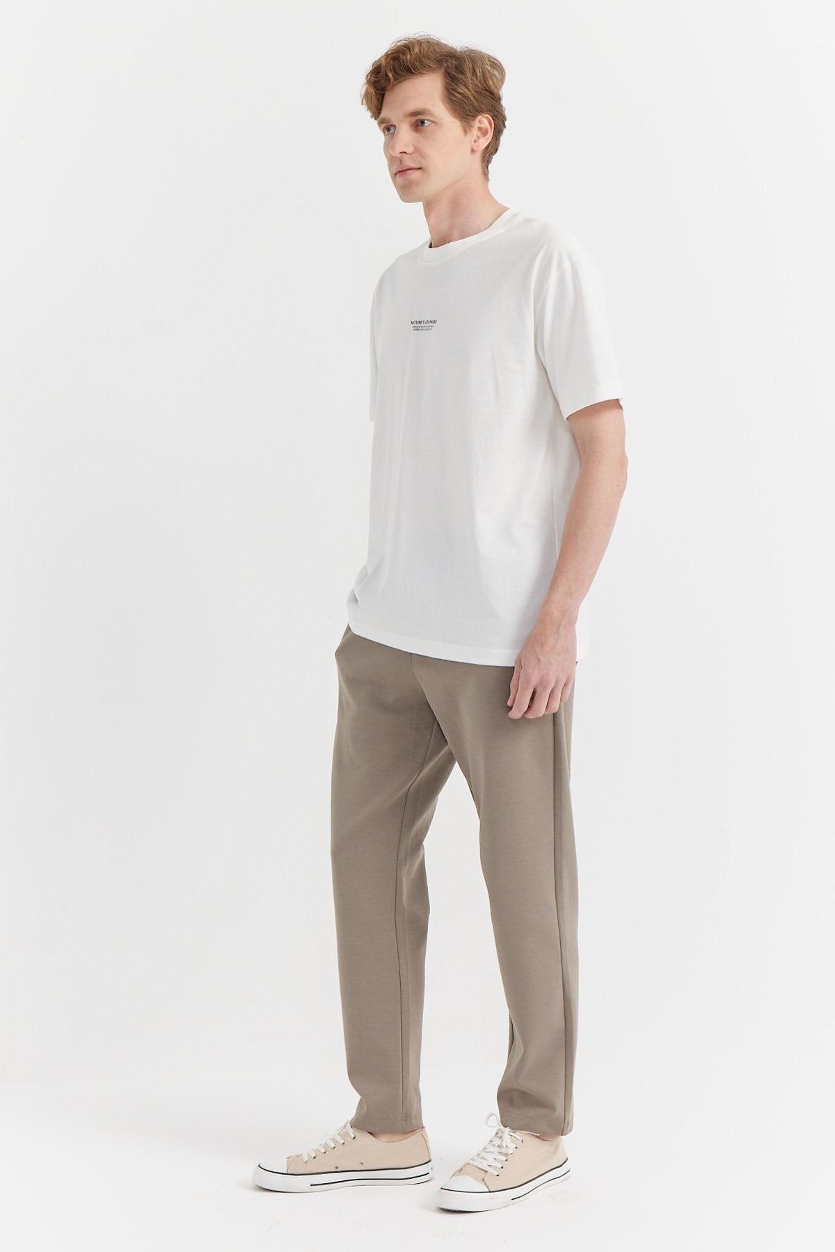 Men's Tied Waist Sweat Bottom