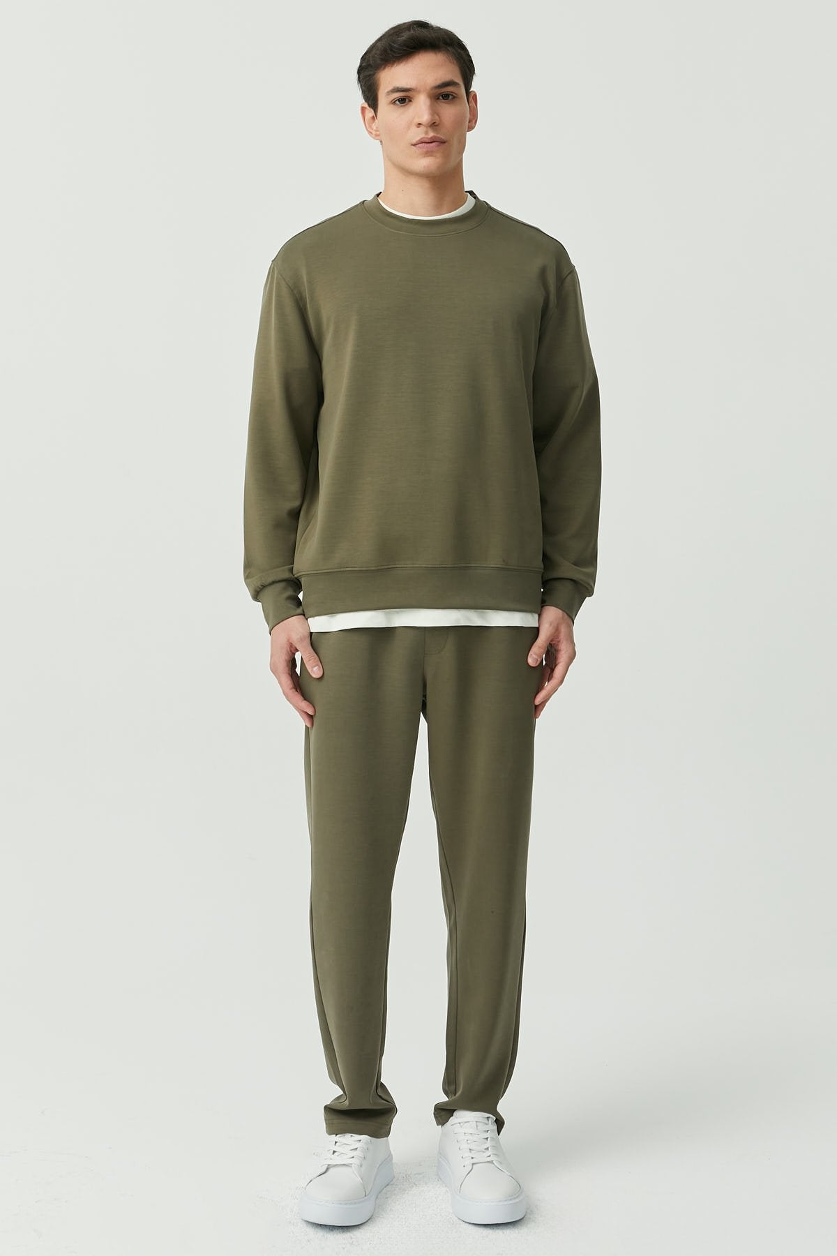 Men's Tied Waist Sweat Bottom