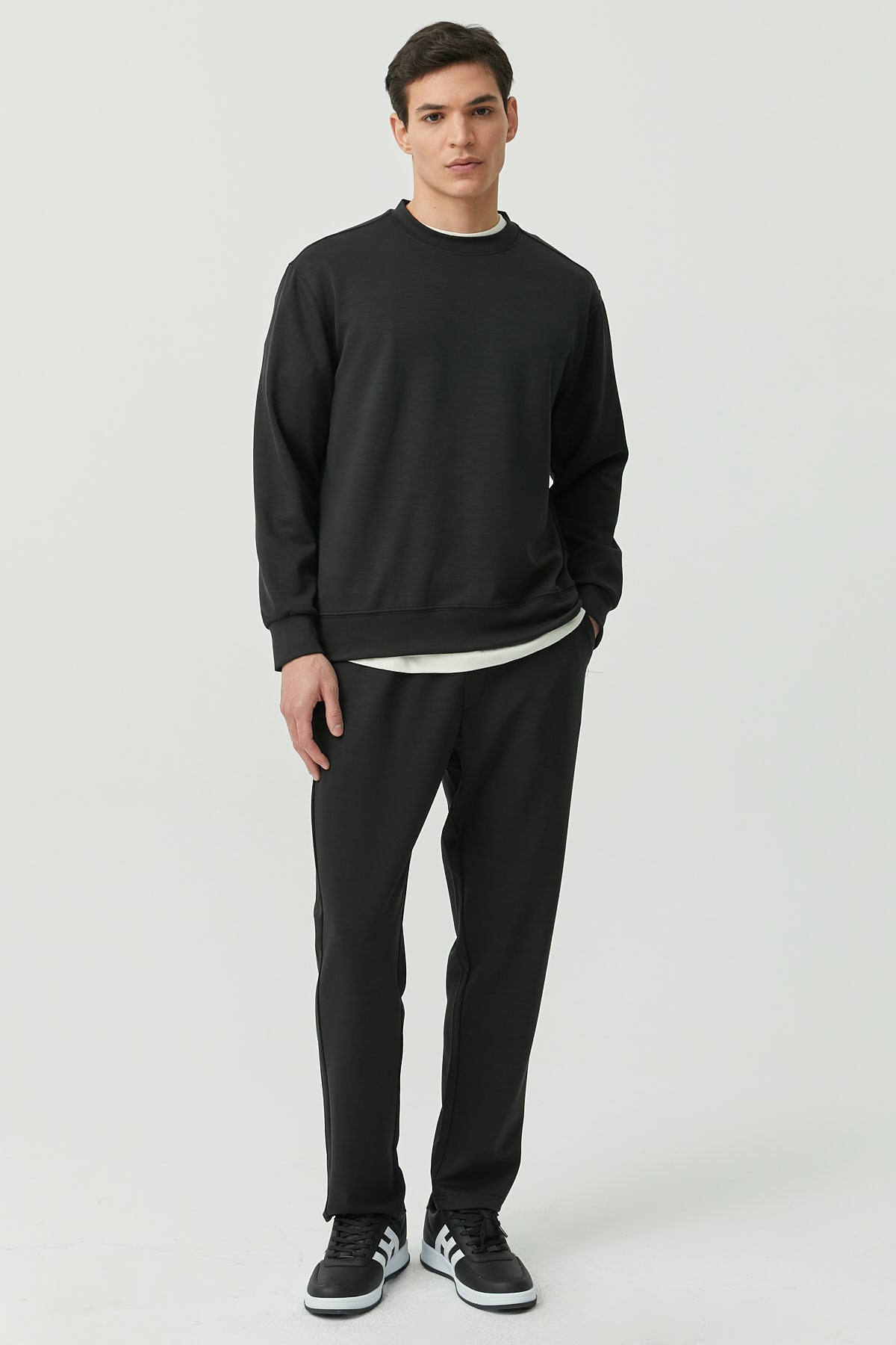 Men's Tied Waist Sweat Bottom