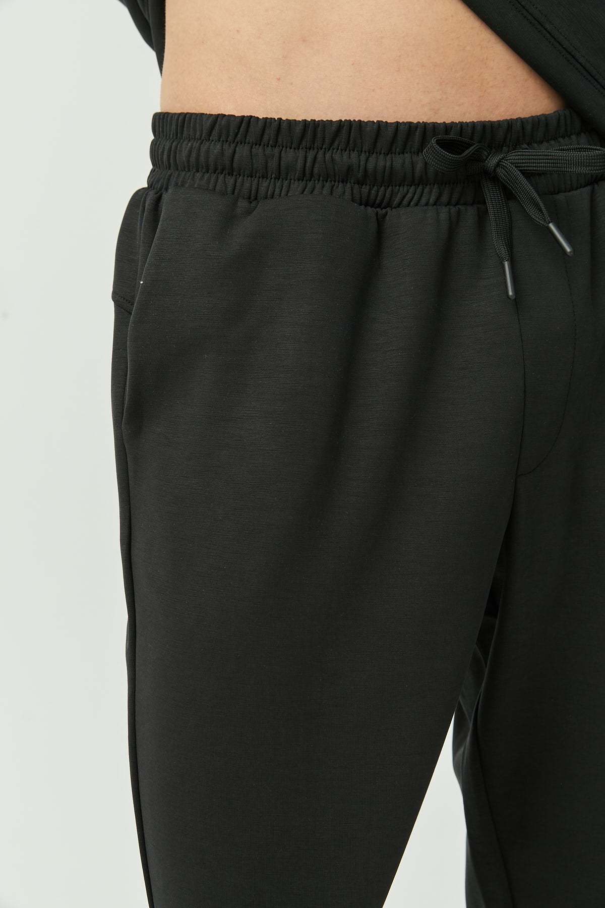 Men's Tied Waist Sweat Bottom