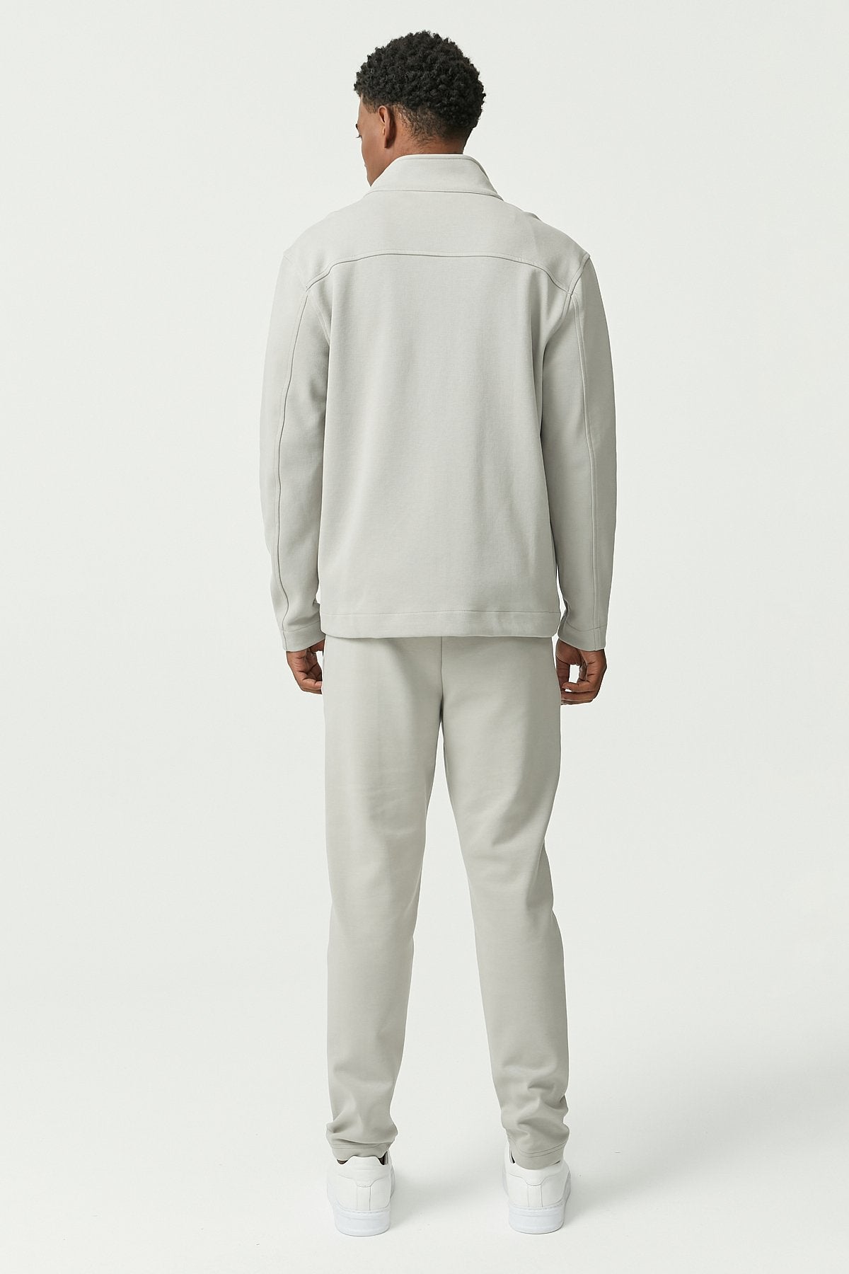 Sweat Pants with Front Stitching Detail