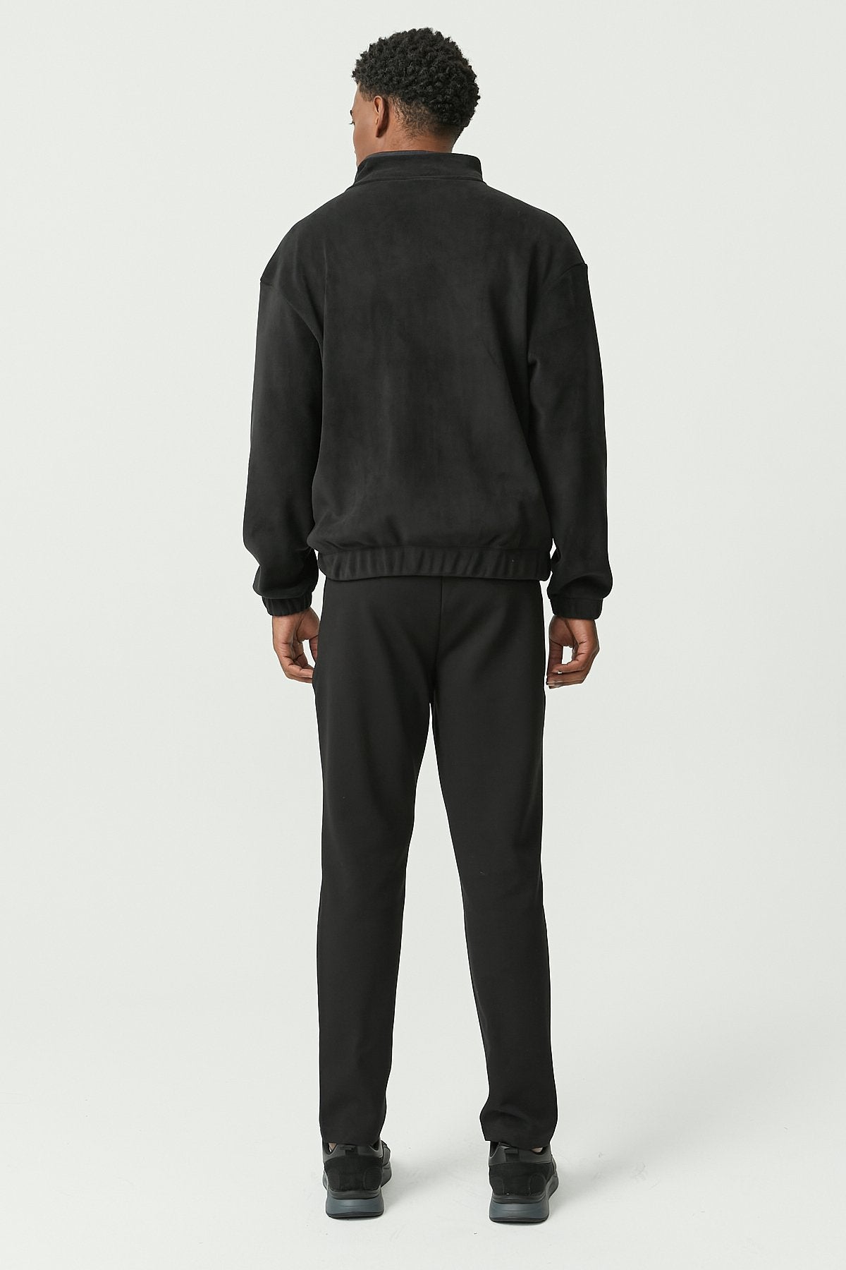 Sweat Pants with Front Stitching Detail