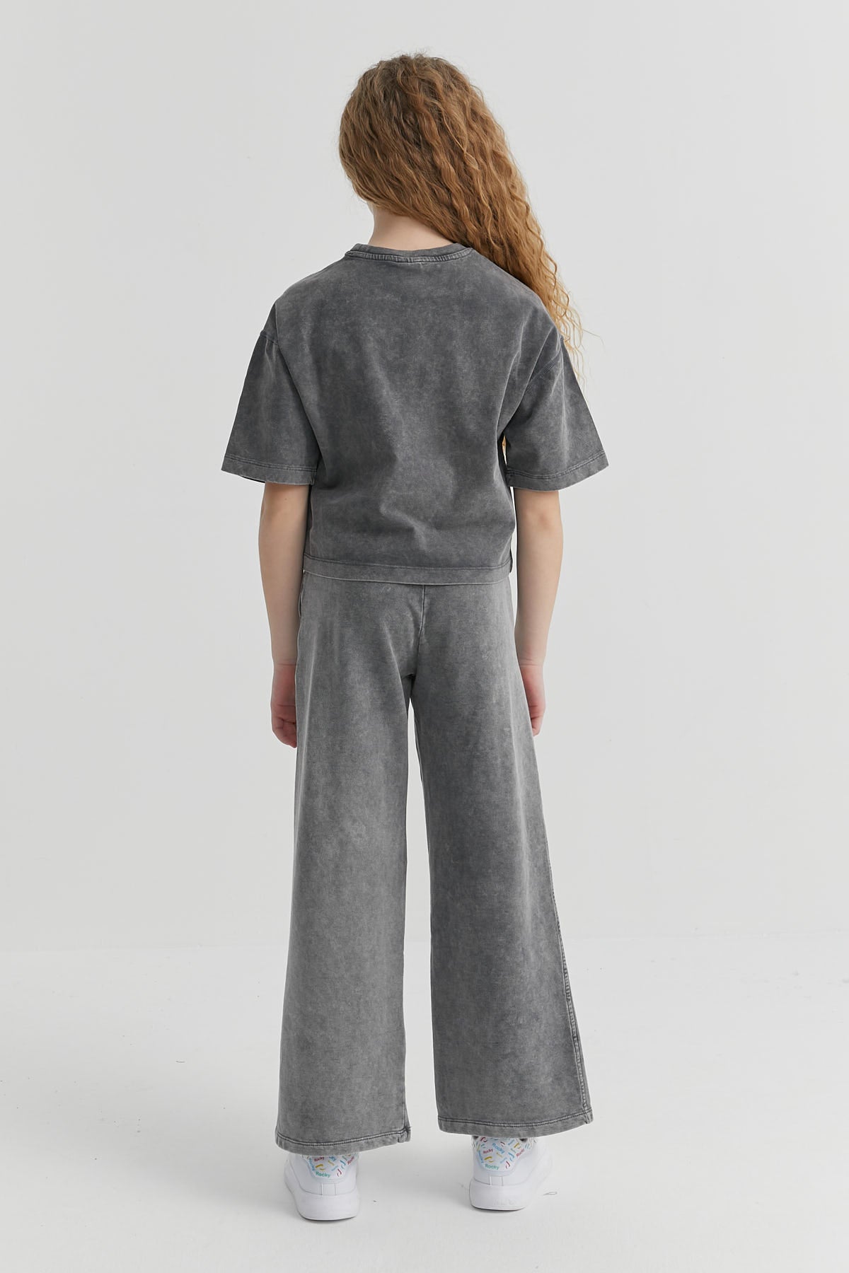 بنطلون رياضي بخصر مطاطي للبنات