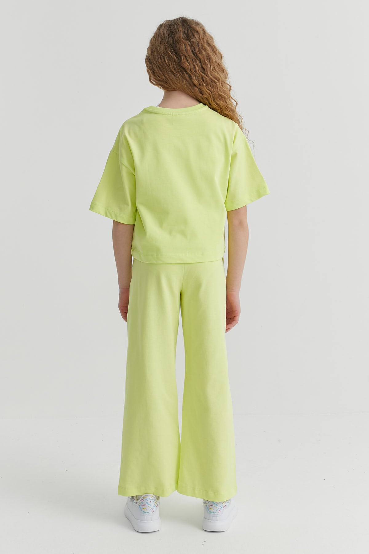 Girl's Elastic Waist Sweat Bottom