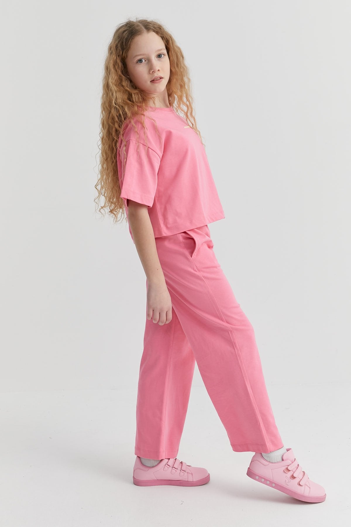Girl's Elastic Waist Sweat Bottom