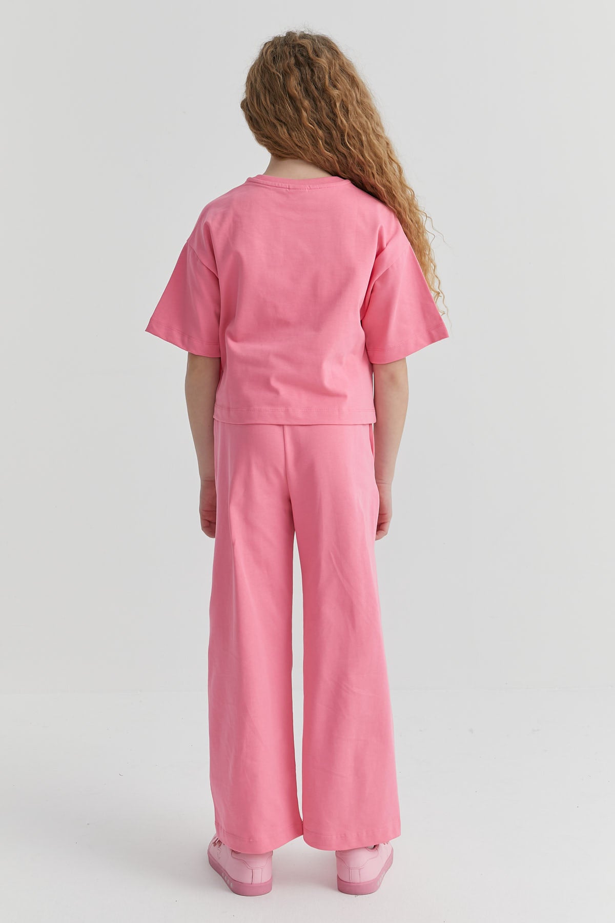 Girl's Elastic Waist Sweat Bottom
