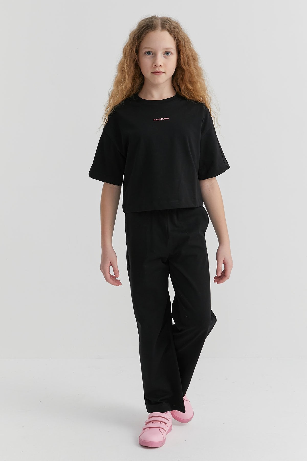 Girl's Elastic Waist Sweat Bottom