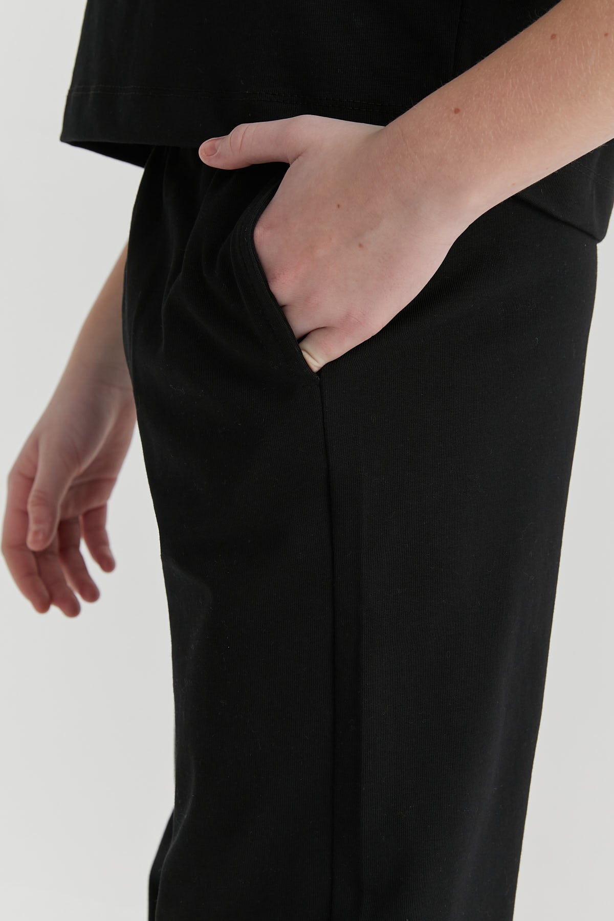 Girl's Elastic Waist Sweat Bottom