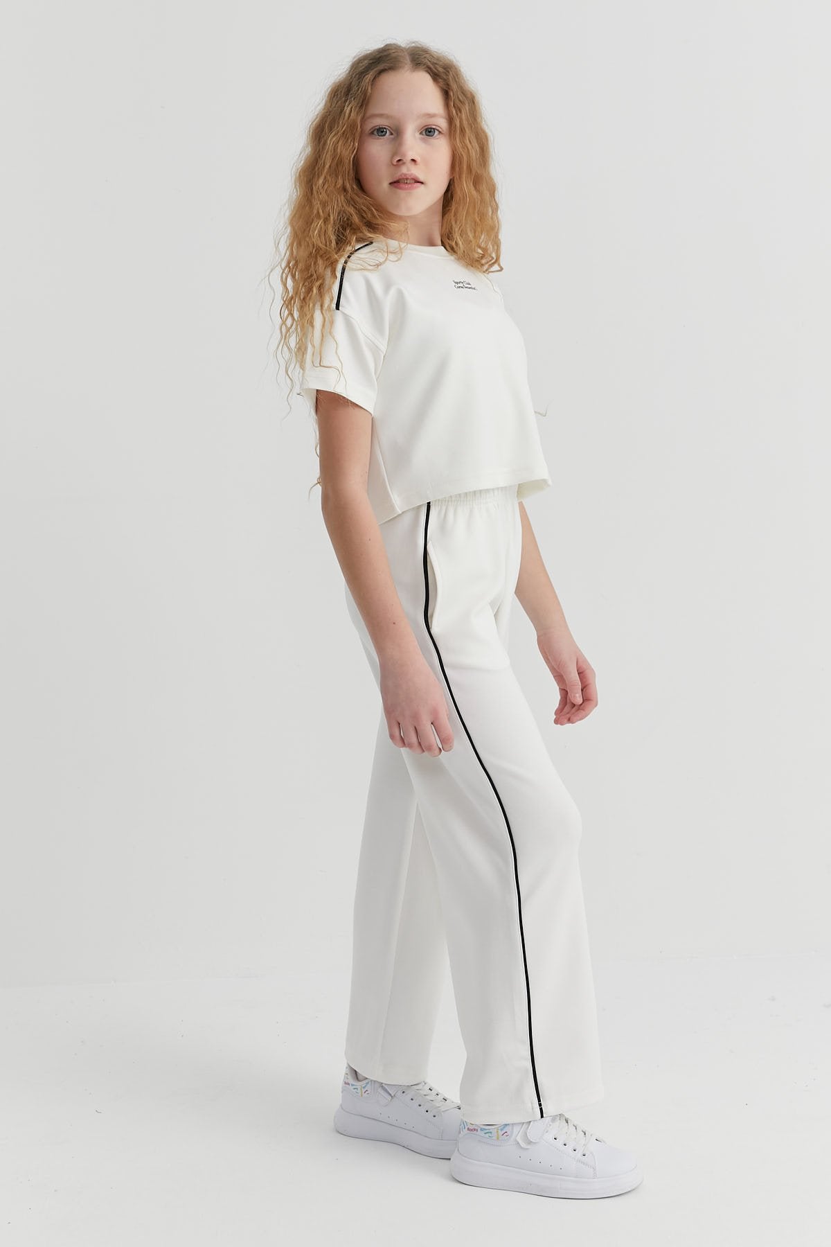 Girl's Elastic Waist Sweat Bottom