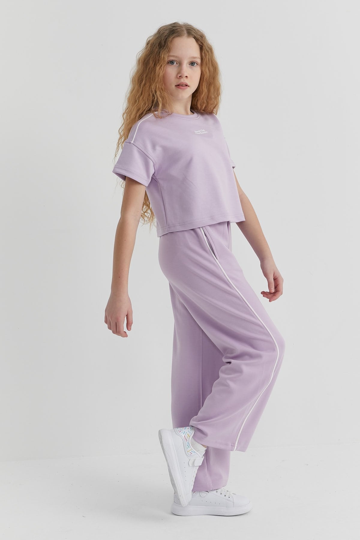 Girl's Elastic Waist Sweat Bottom