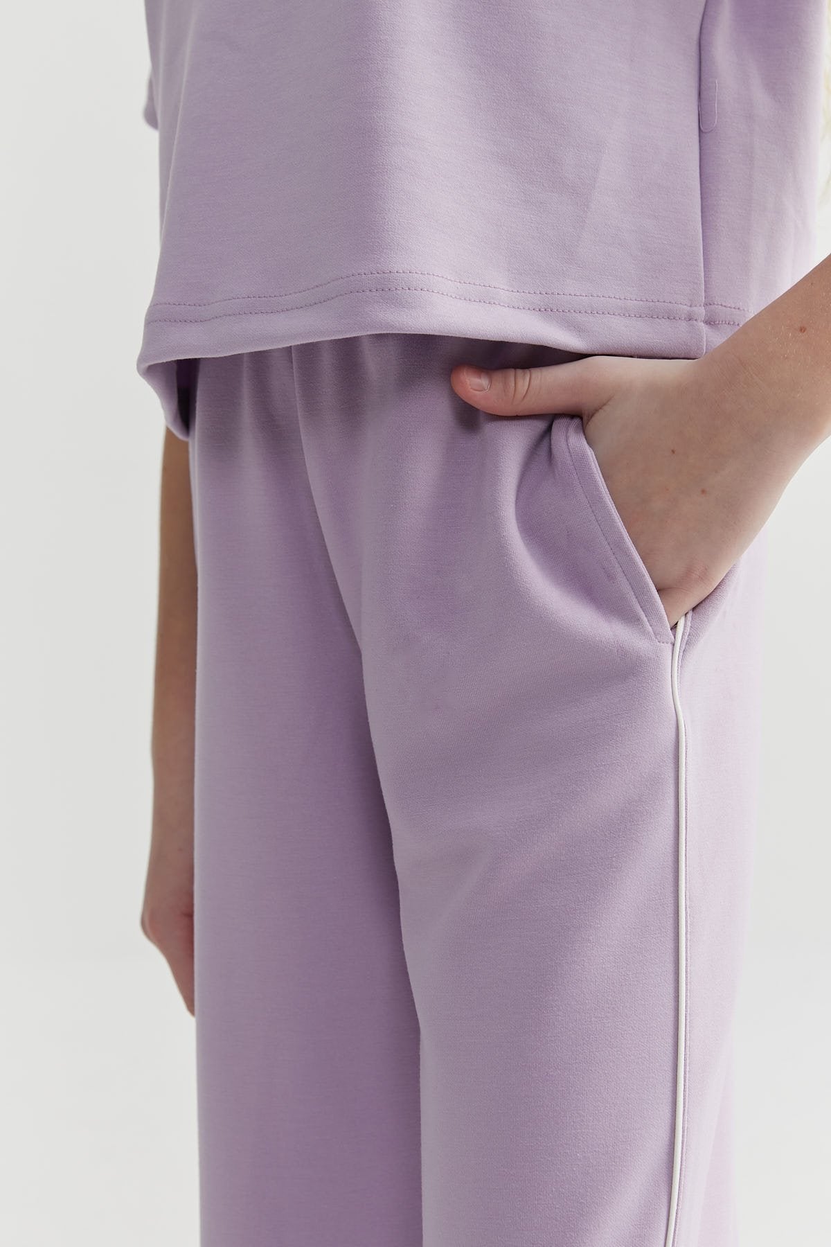 Girl's Elastic Waist Sweat Bottom
