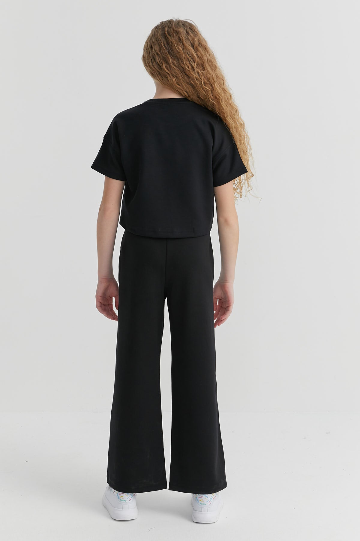 Girl's Elastic Waist Sweat Bottom