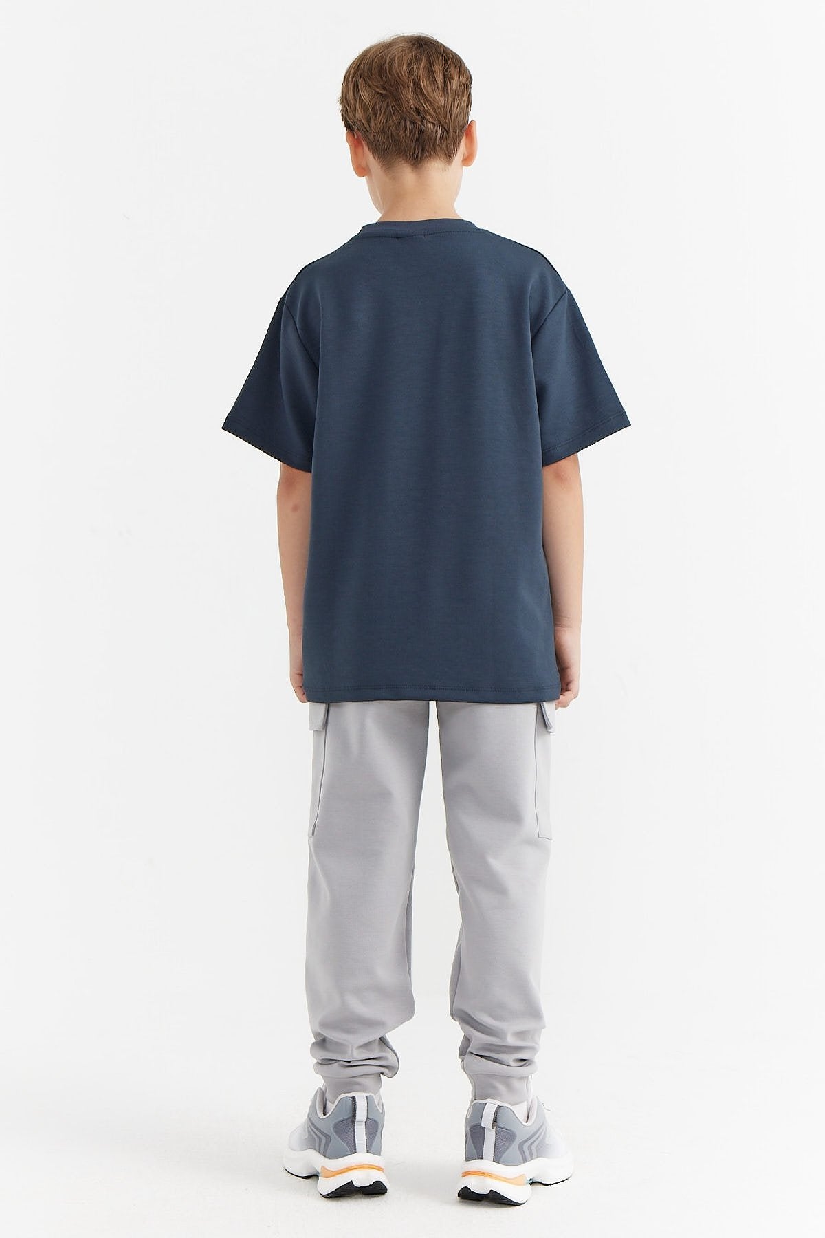 Boys' Cargo Sweat Bottoms with Pockets