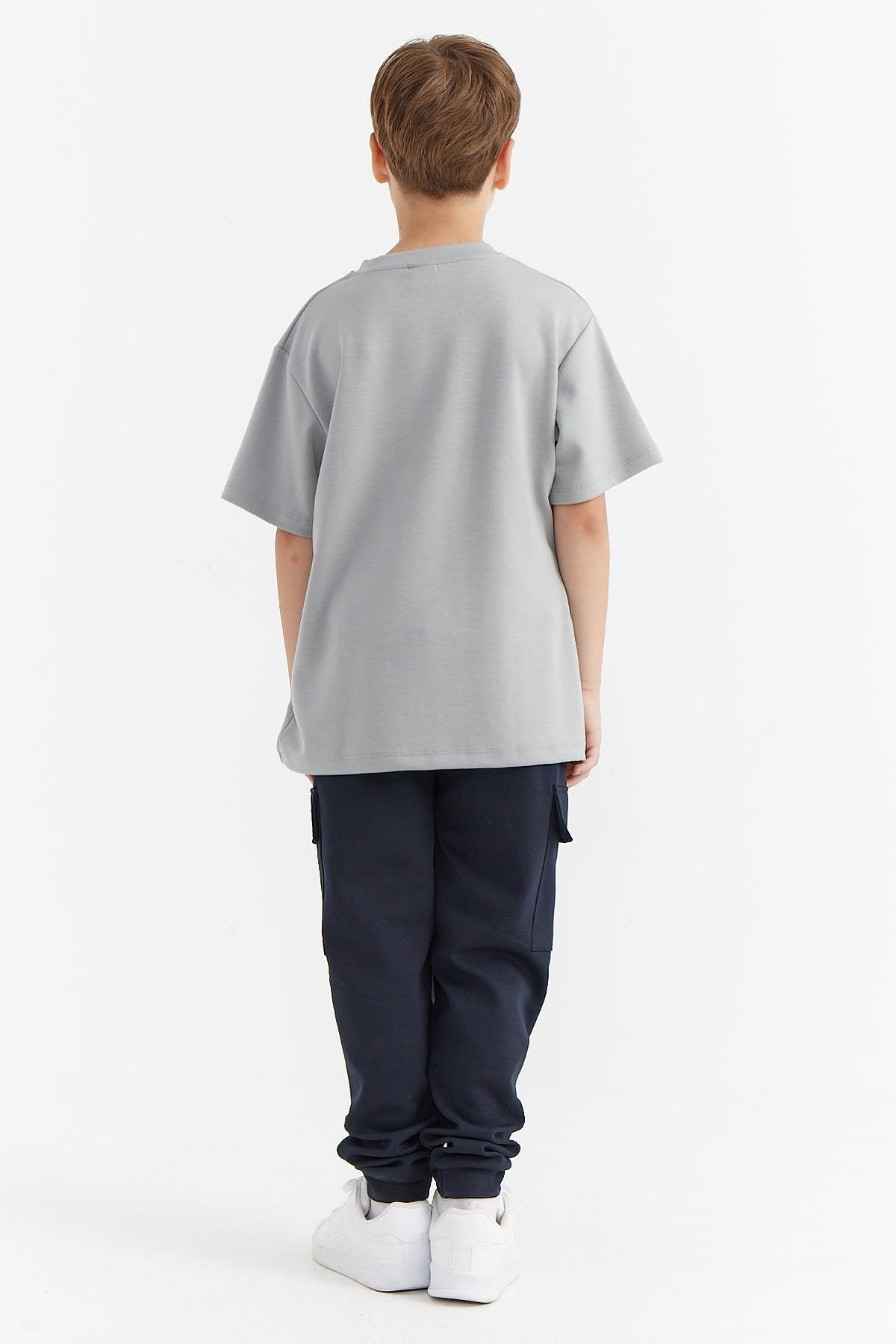 Boys' Cargo Sweat Bottoms with Pockets