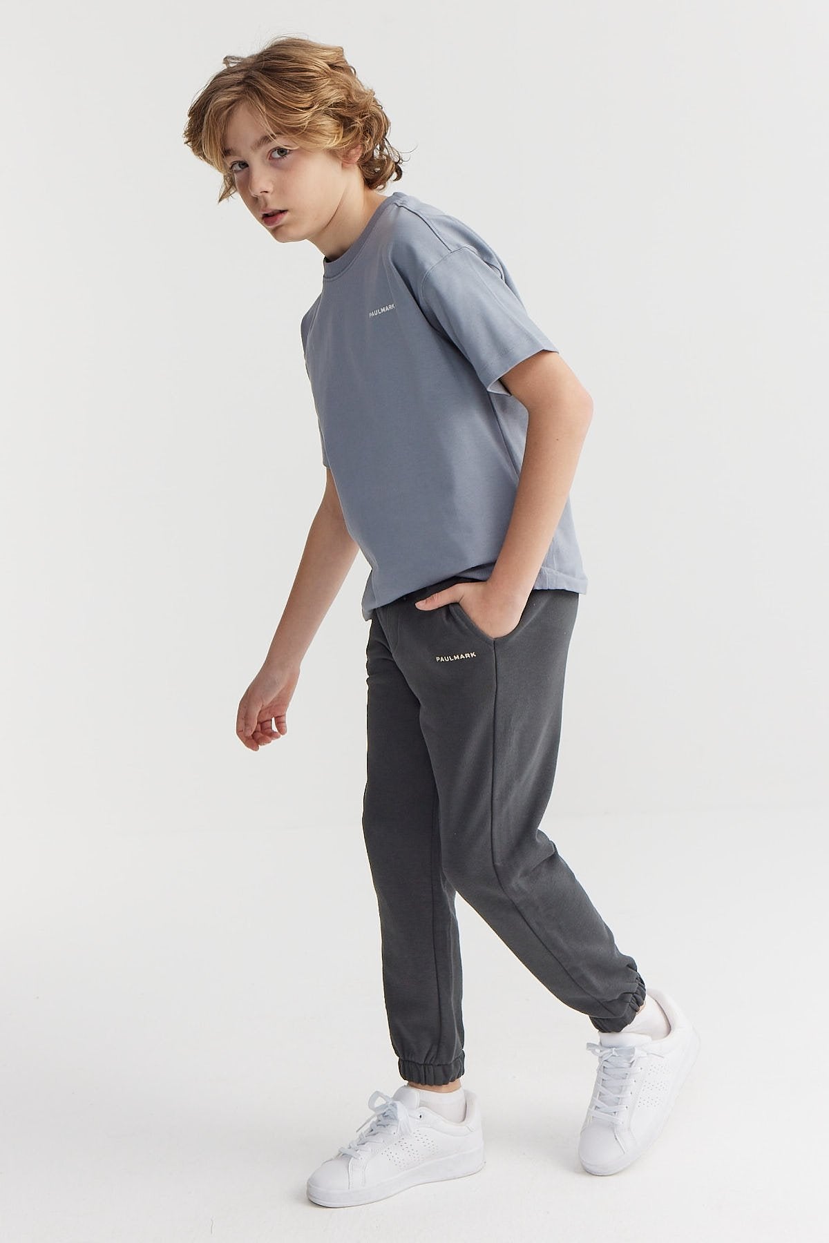 Boys' Tie-Waist Sweat Bottoms
