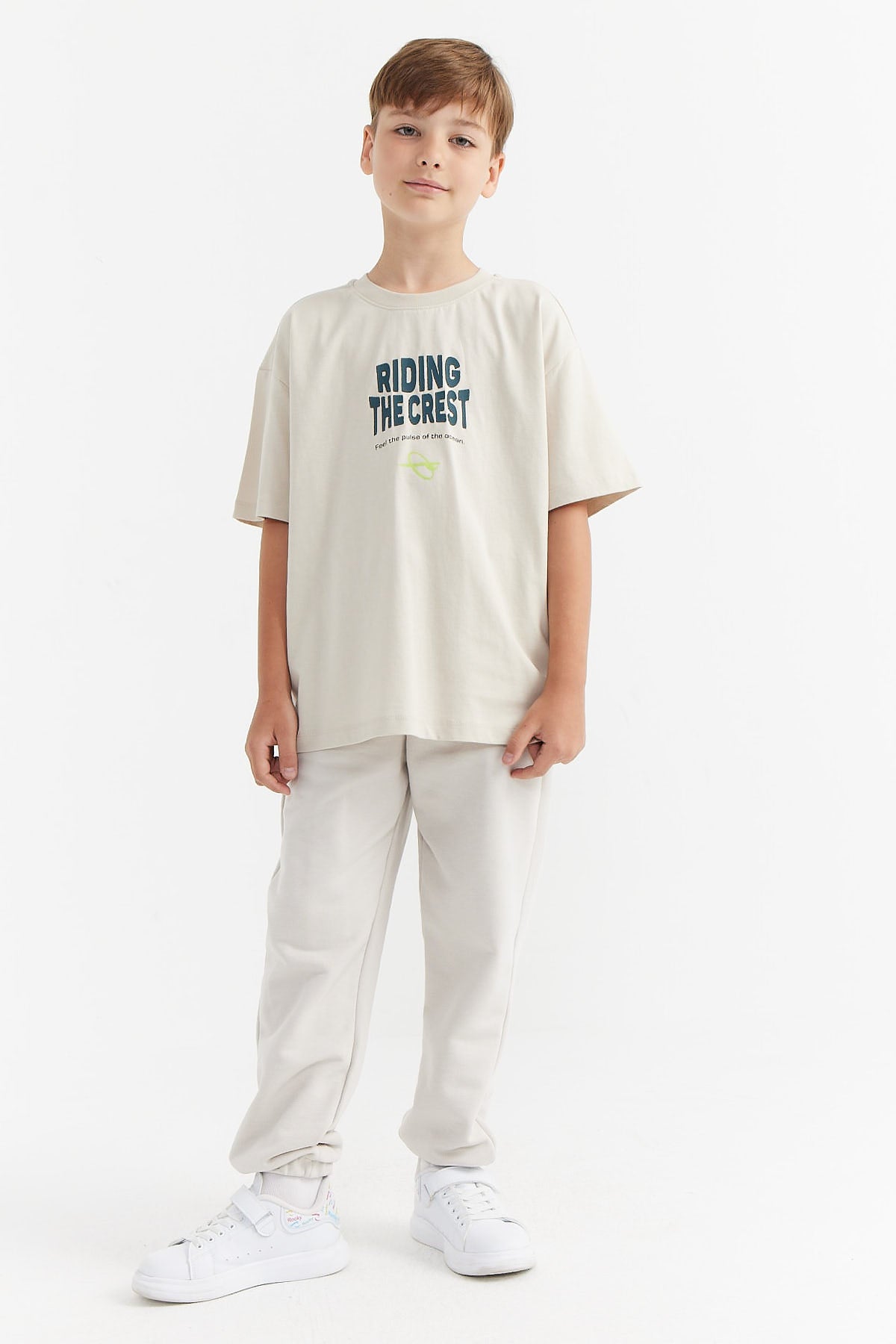 Boy's Waist-Tied Sweat Bottom