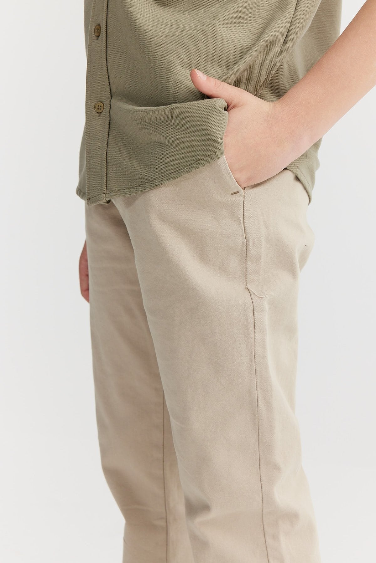 Erkek Çocuk Chino Pantolonu