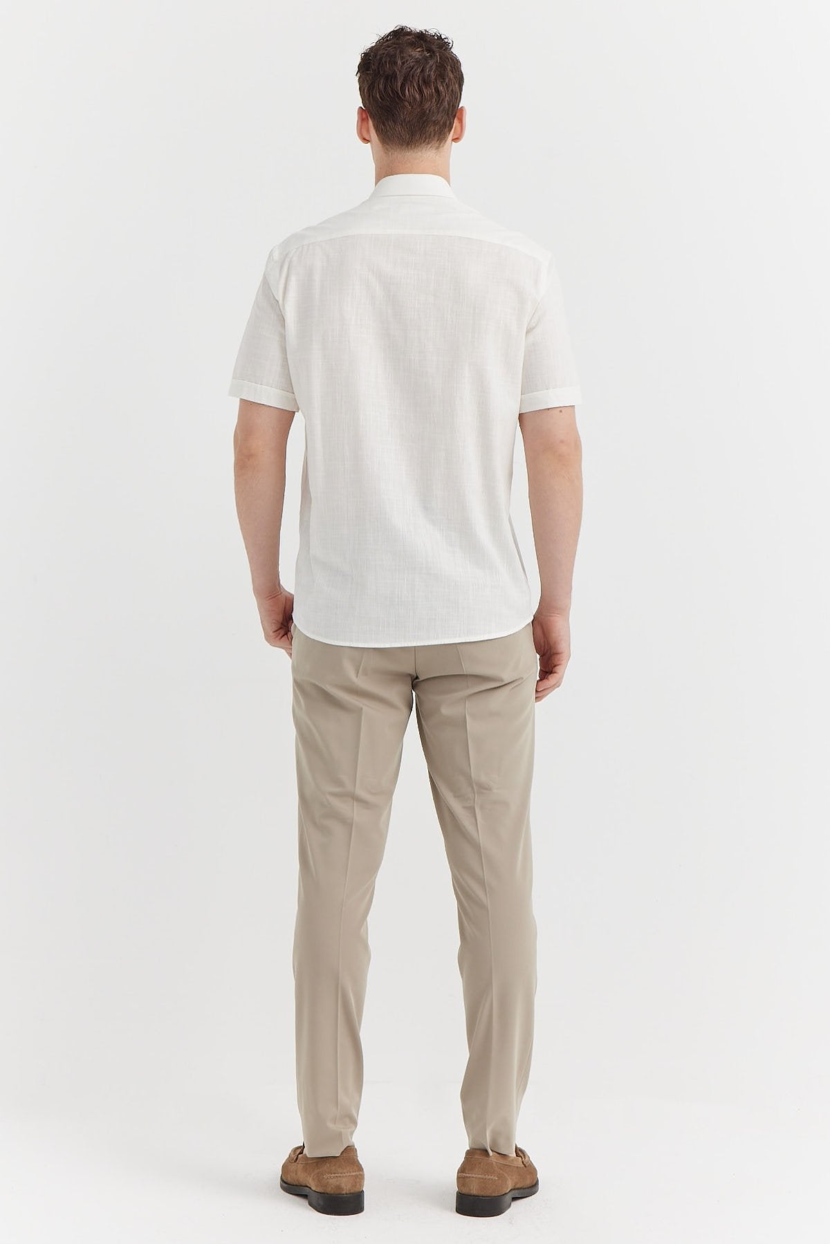 بنطلون رجالي من القماش بقصّة سلیم فیت