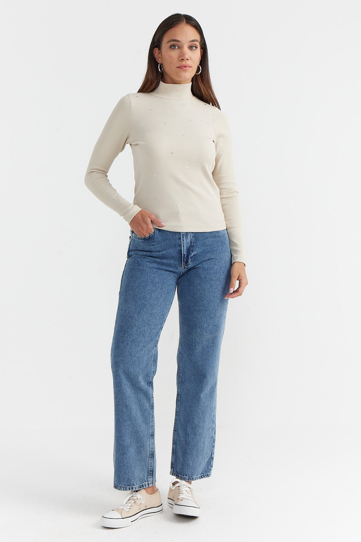 Women's High Waist Jeans