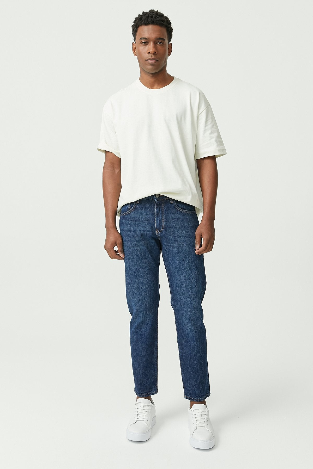 Texas-relaxed Tapered Jean Trousers