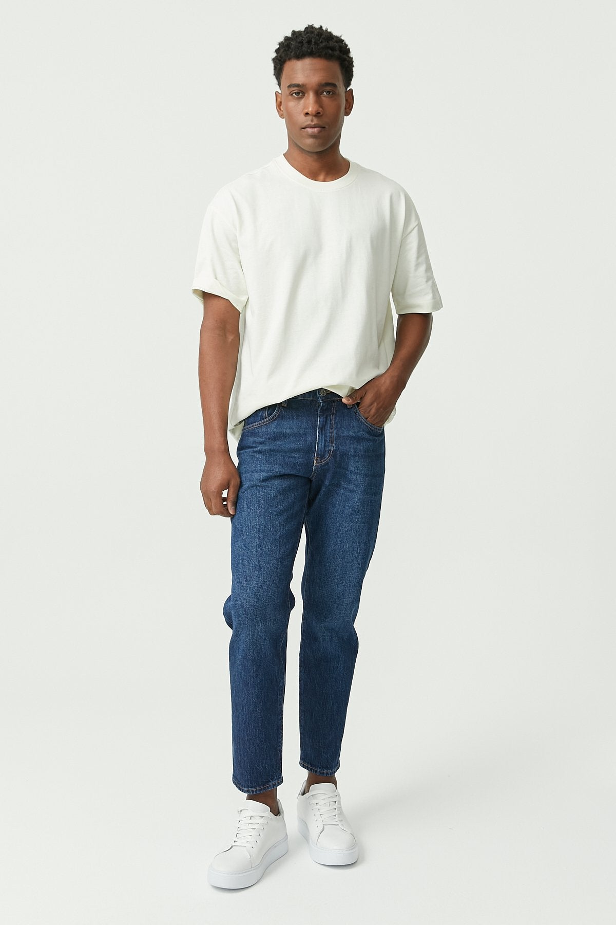 Texas-relaxed Tapered Jean Trousers