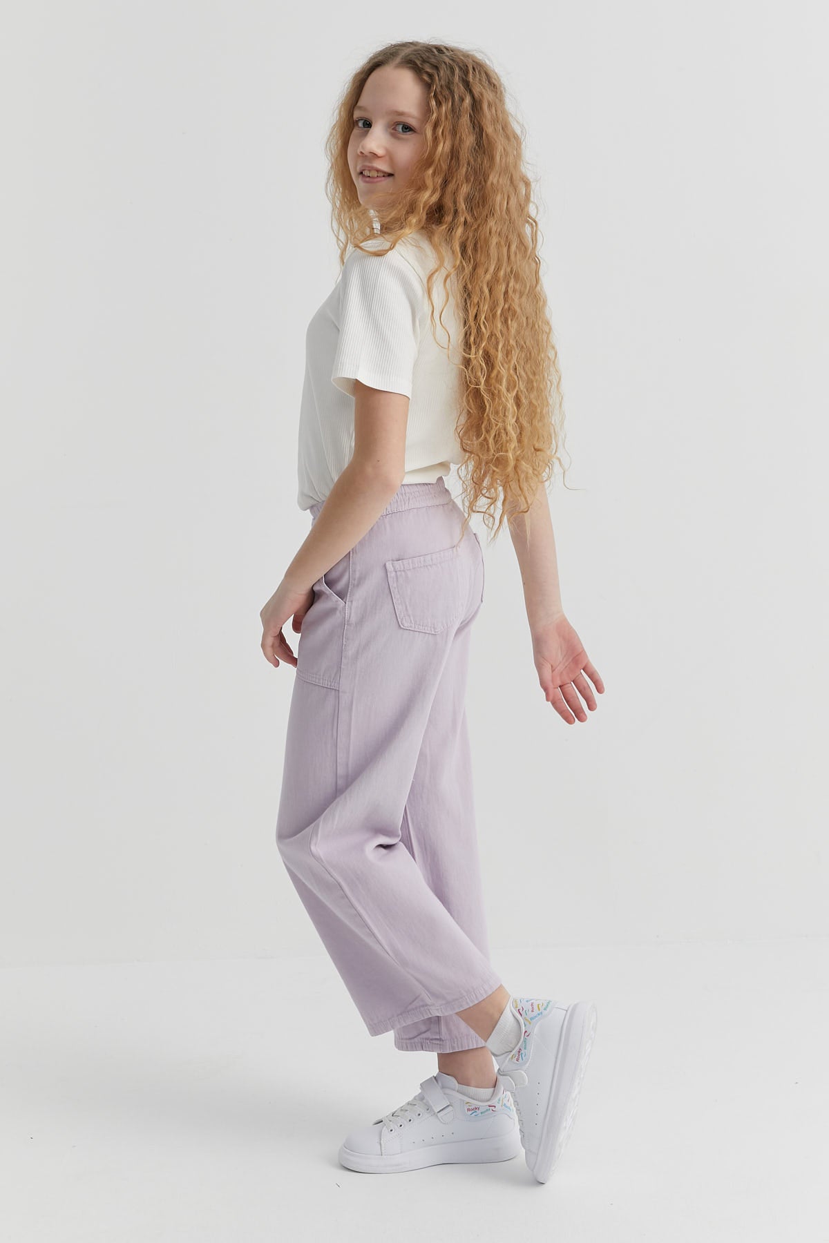 Girl's Wide Leg Short Trousers