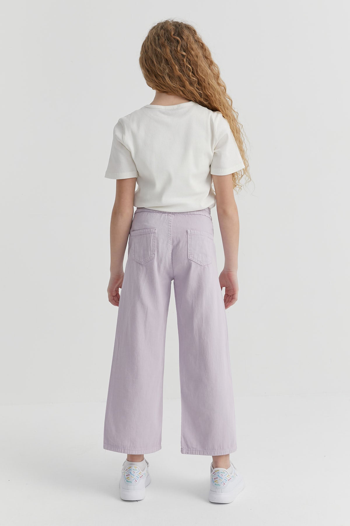 Girl's Wide Leg Short Trousers