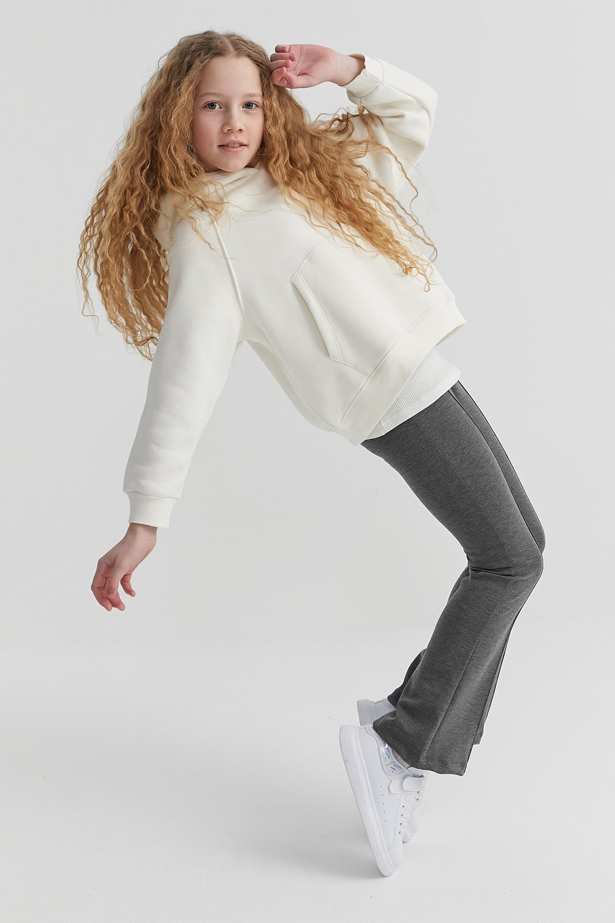 Girl's Front Seamed Leggings